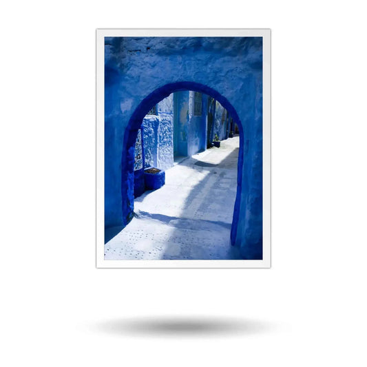 The Blue City Morocco Wall Art