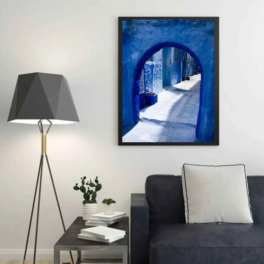 The Blue City Morocco Wall Art