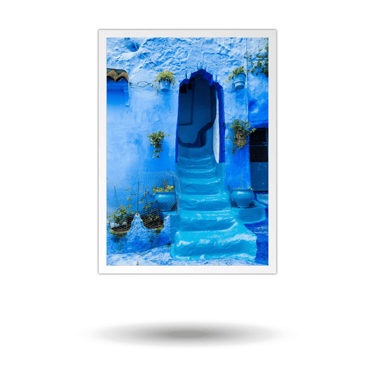 The Blue City Morocco Wall Art