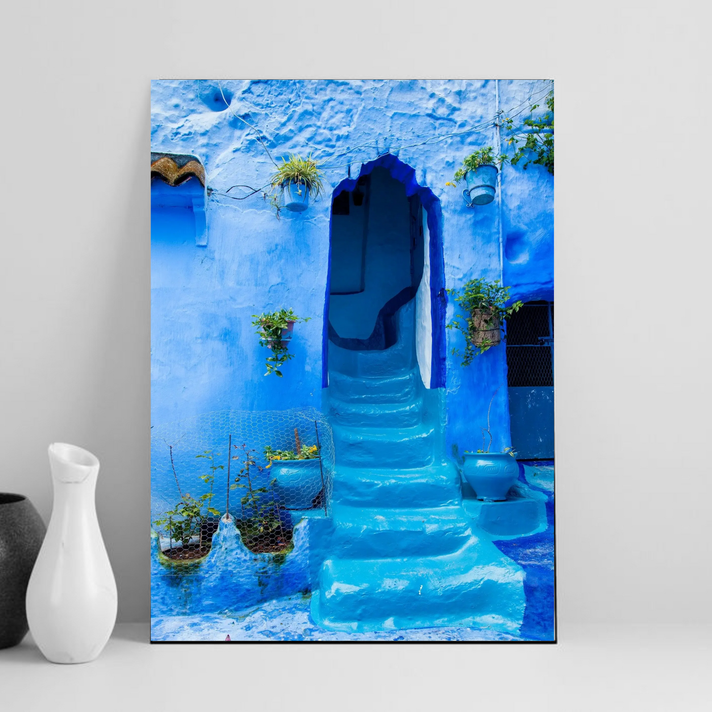 The Blue City Morocco Wall Art