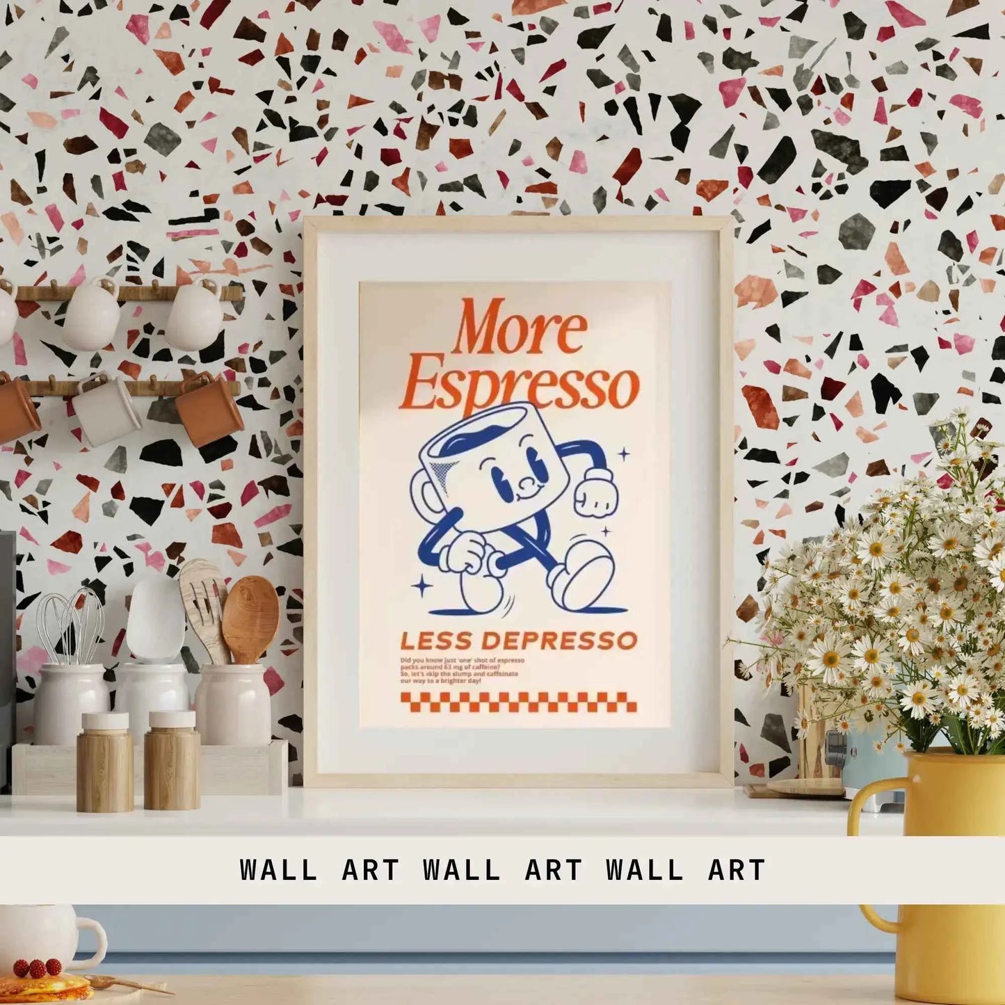 Retro Espresso Coffee Wall art