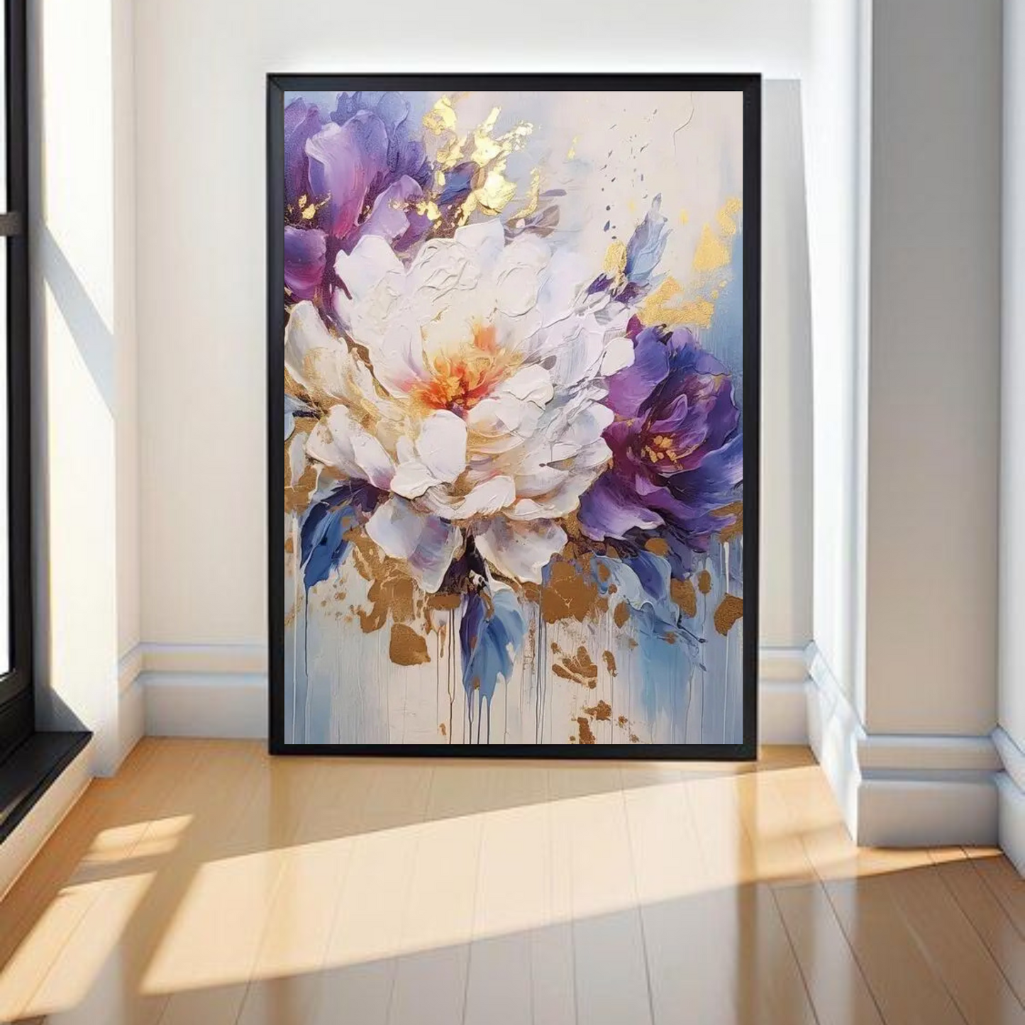 Flower Canvas Painting – Famous Flower Artwork for Wall Decor