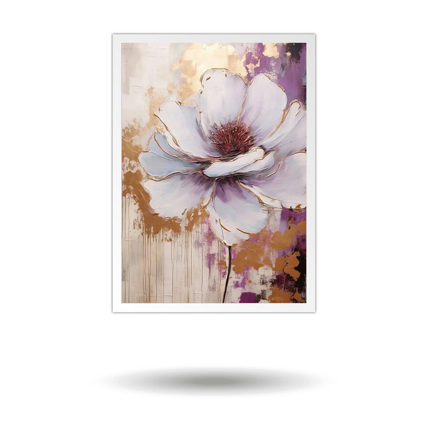 Flower Canvas Painting – Famous Flower Artwork for Wall Decor