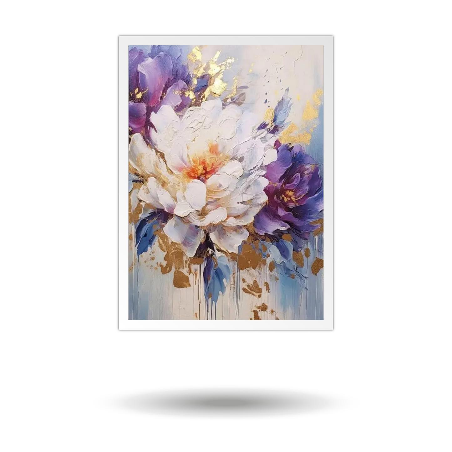 Flower Canvas Painting – Famous Flower Artwork for Wall Decor