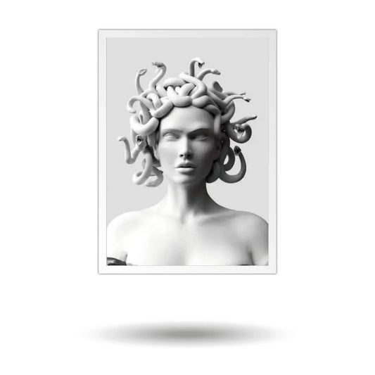 medusa art - greek wall art - greek mythology posters
