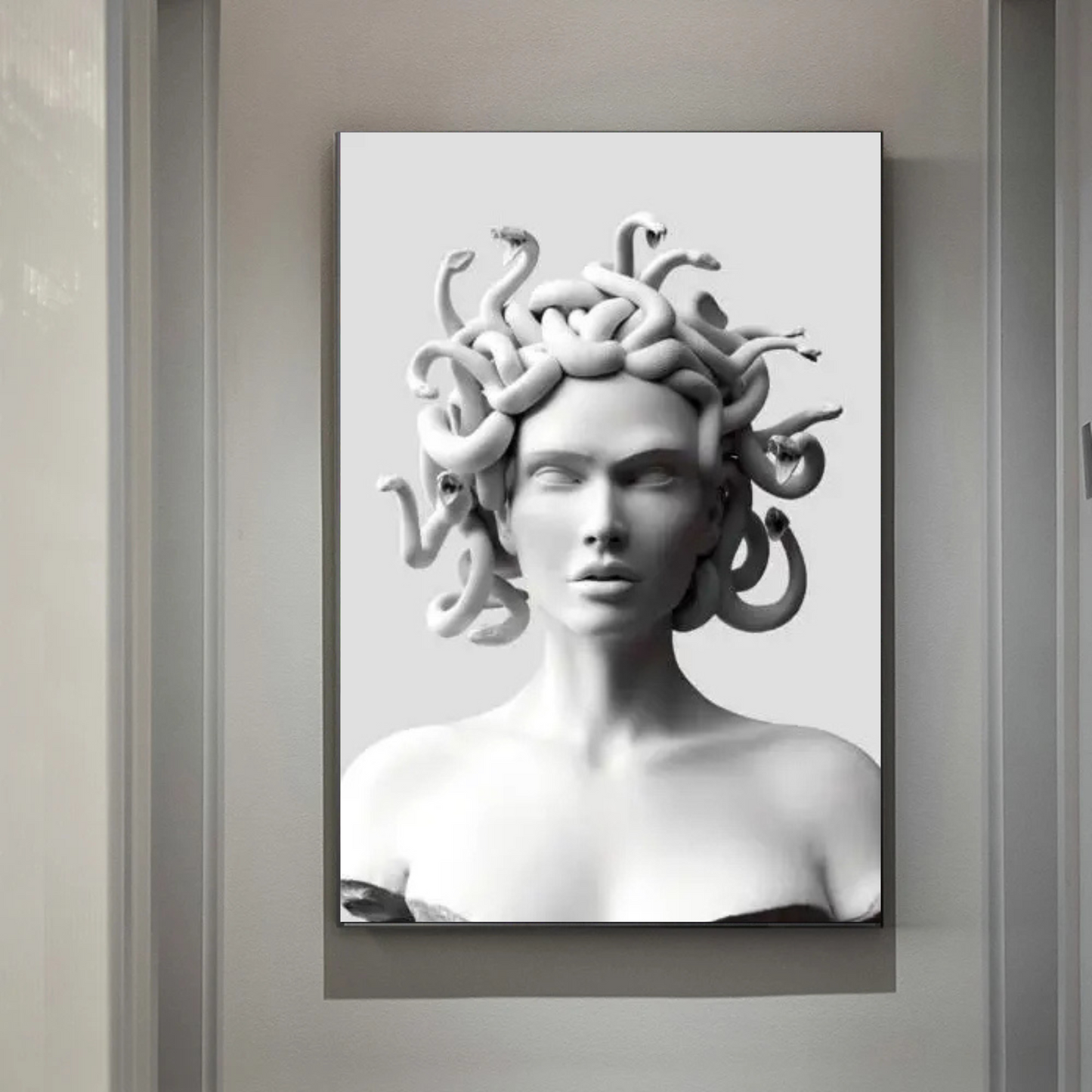 medusa art - greek wall art - greek mythology posters
