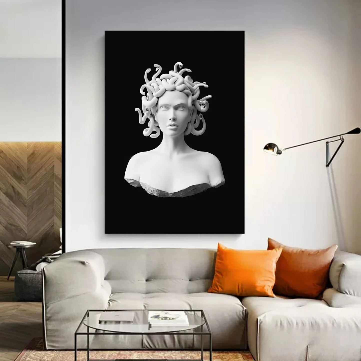 medusa art - greek wall art - greek mythology posters