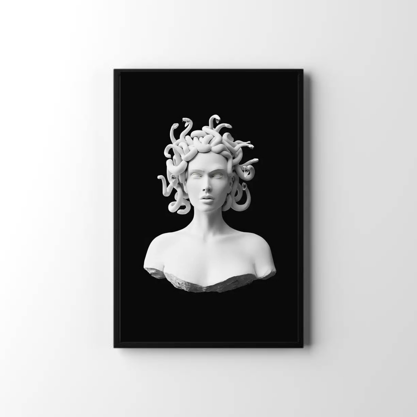 medusa art - greek wall art - greek mythology posters