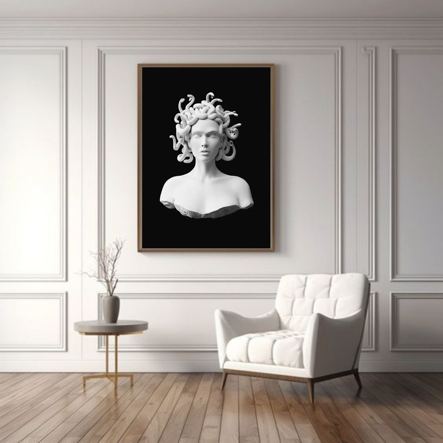 medusa art - greek wall art - greek mythology posters