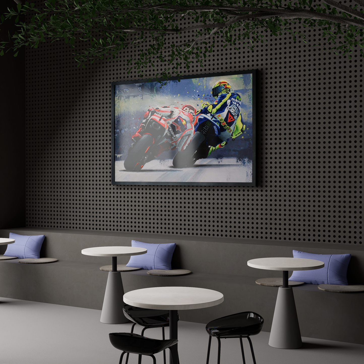 Marquez vs Rossi MotoGP Duel