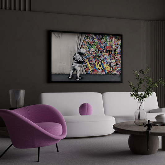 Banksy Graffiti Art Canvas