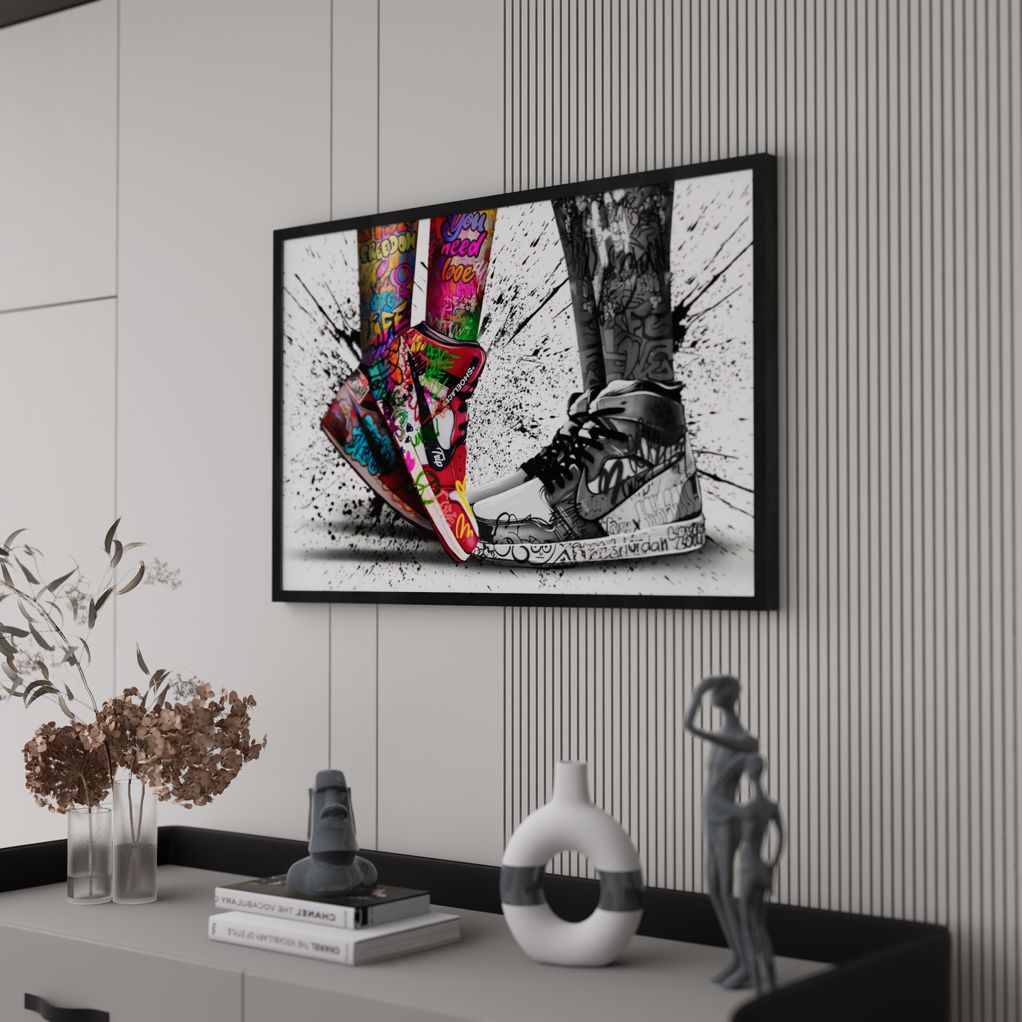 Sneaker Graffiti Canvas