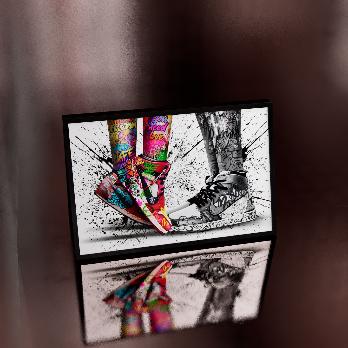 Sneaker Graffiti Canvas