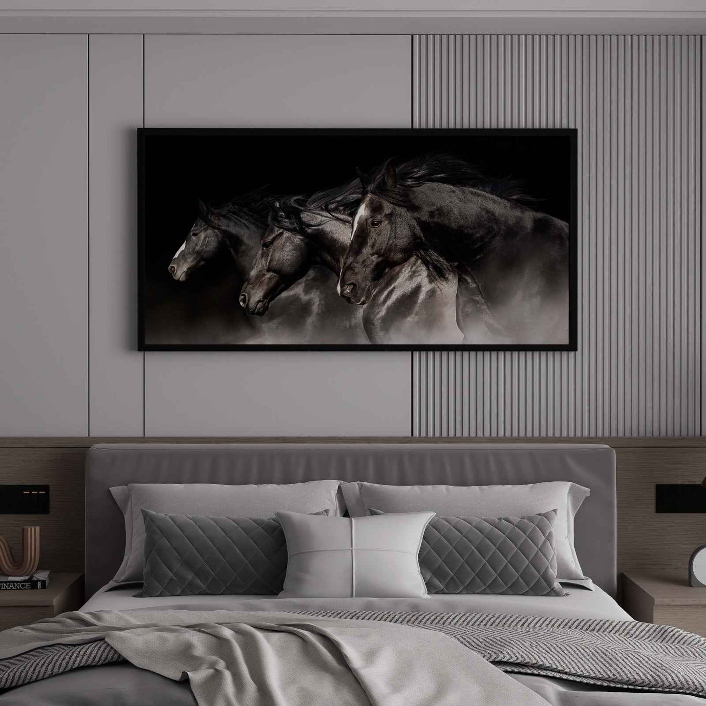 Large Abstract Horse Painting