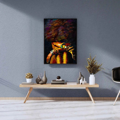 Black Woman Portrait  Art