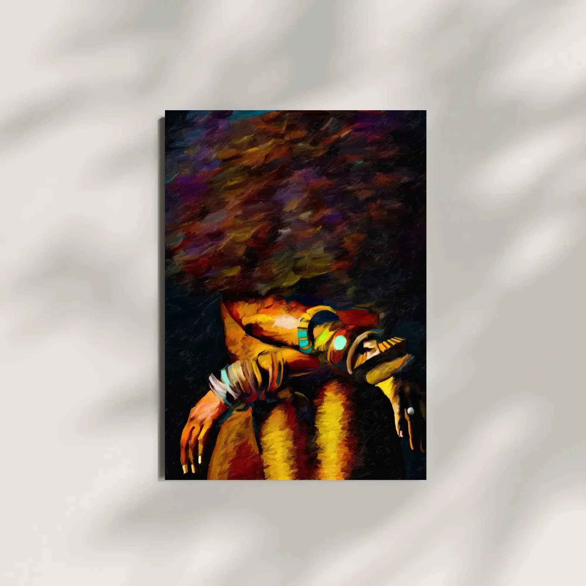 Black Woman Portrait  Art