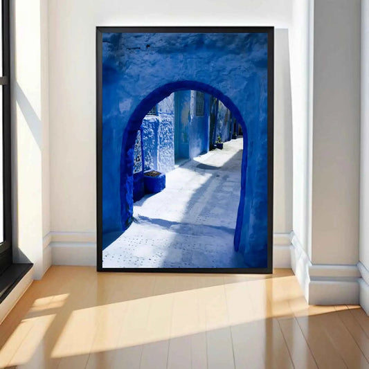 The Blue City Morocco Wall Art