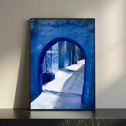The Blue City Morocco Wall Art