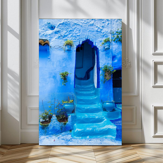 The Blue City Morocco Wall Art