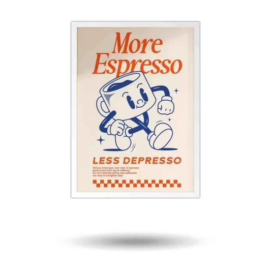 Retro Espresso Coffee Wall art