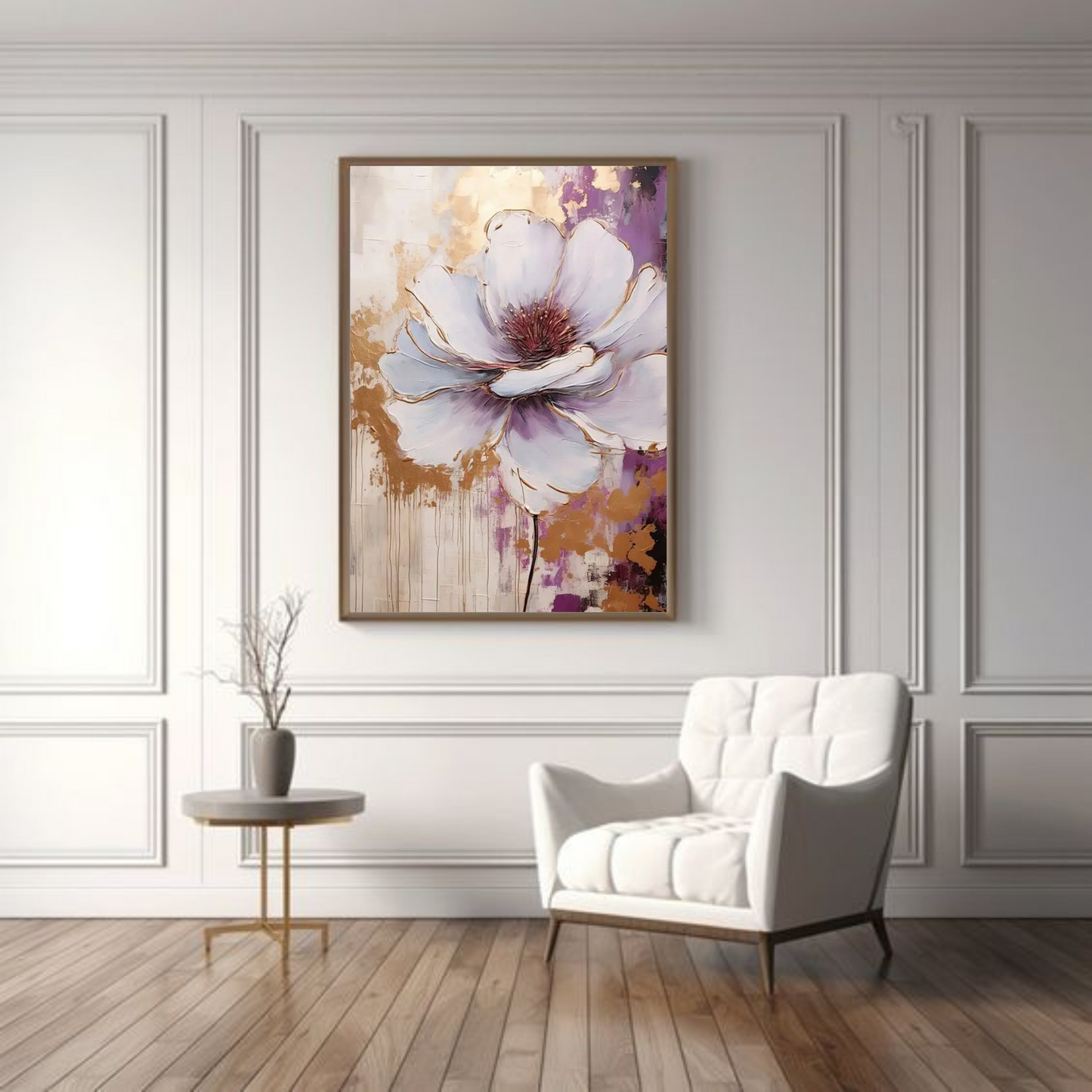 Flower Canvas Painting – Famous Flower Artwork for Wall Decor