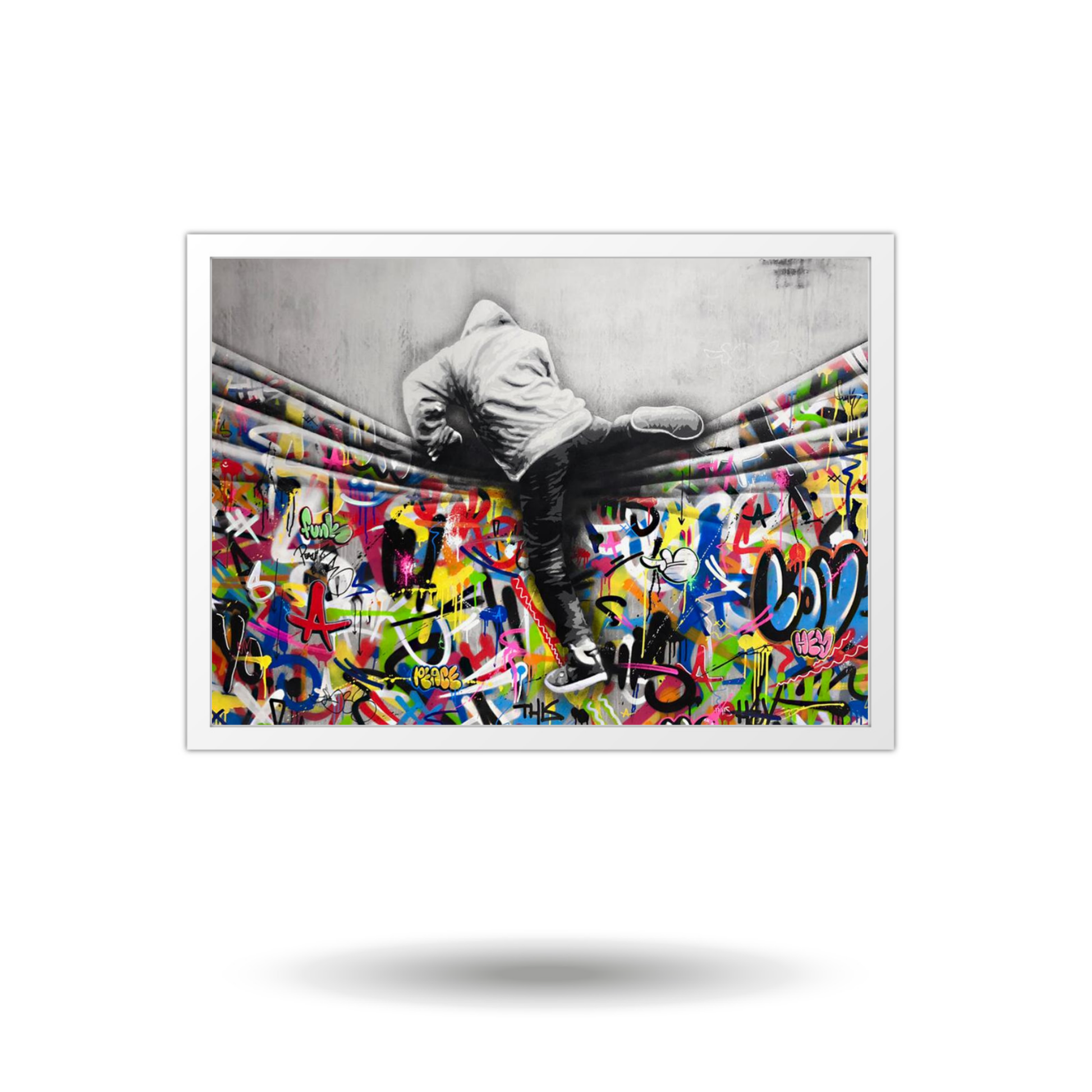 banksy art​ - Graffiti Wall Art - large wall art​ - graffiti on wall art