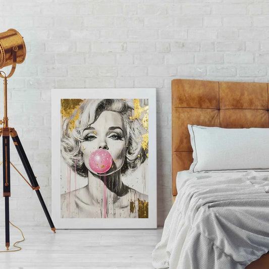 Marilyn Monroe Bubble gum Pop Art