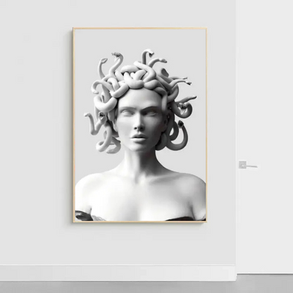 medusa art​ - greek wall art​ - greek mythology posters​
