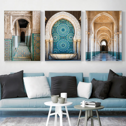 moroccan art wall