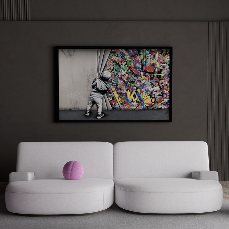 Banksy Graffiti Art Canvas