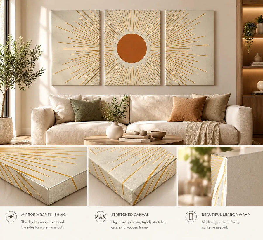 MyCanvart canvas wall art displayed in a modern interior