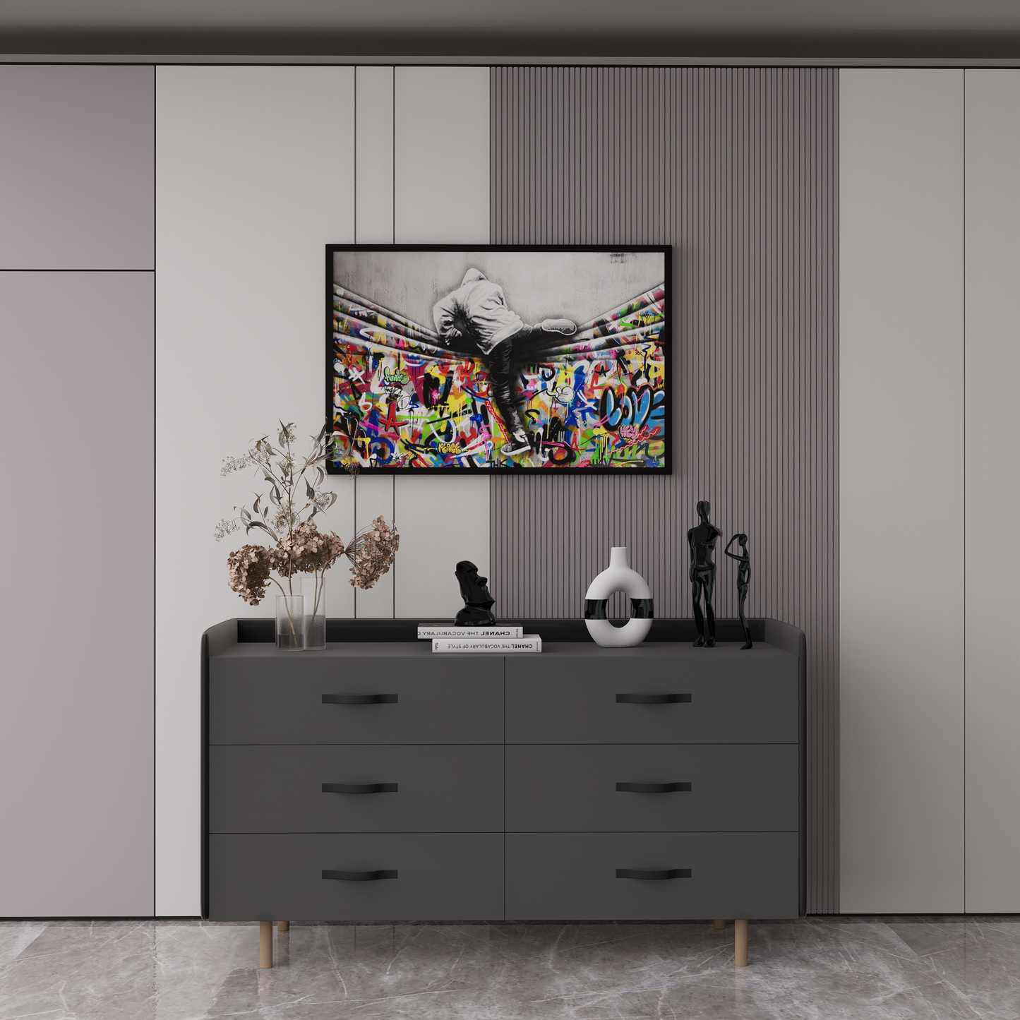 banksy art​ - Graffiti Wall Art - large wall art​ - graffiti on wall art