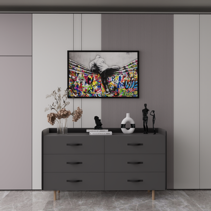 banksy art​ - Graffiti Wall Art - large wall art​ - graffiti on wall art