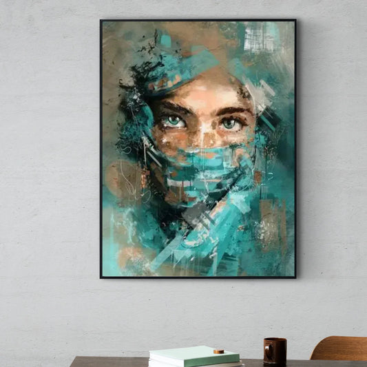 Emerald green eyes