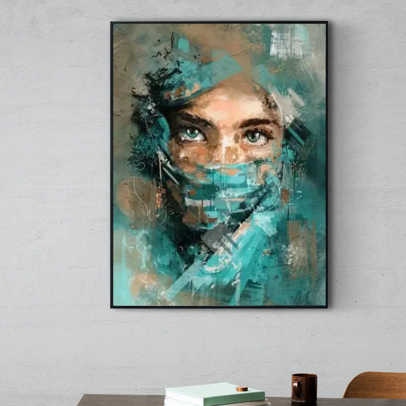 Emerald green eyes